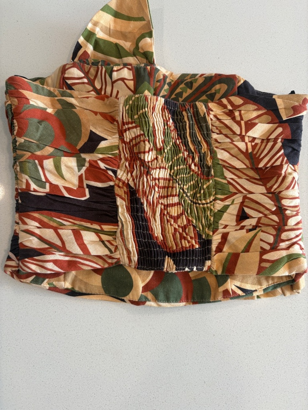 Zara Floral Print Crop Top in Multi-Color - Picture 3 of 7